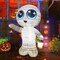 GOOSH 5.2FT Inflatable Cute Mummy with Lantern – Light-Up Halloween Yard Decoration